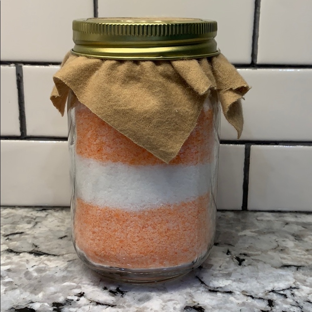 Orange Scented Essential Oil Homemade Bath Salt - Picture 4 of 4